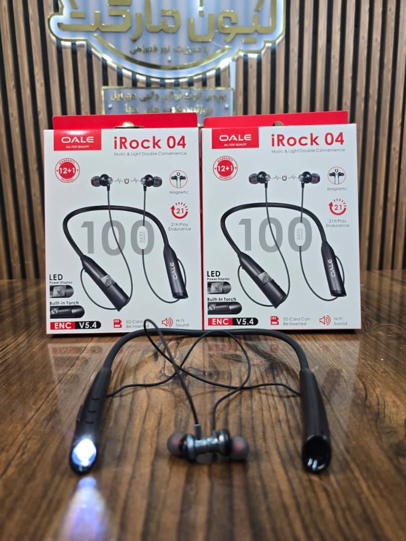 هندزفری گردنی OALE مدل iROCK04