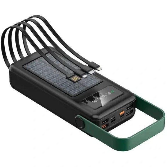 پاوربانک گرین لاین مدل Solar Max ظرفیت 30000 میلیآمپر ساعت